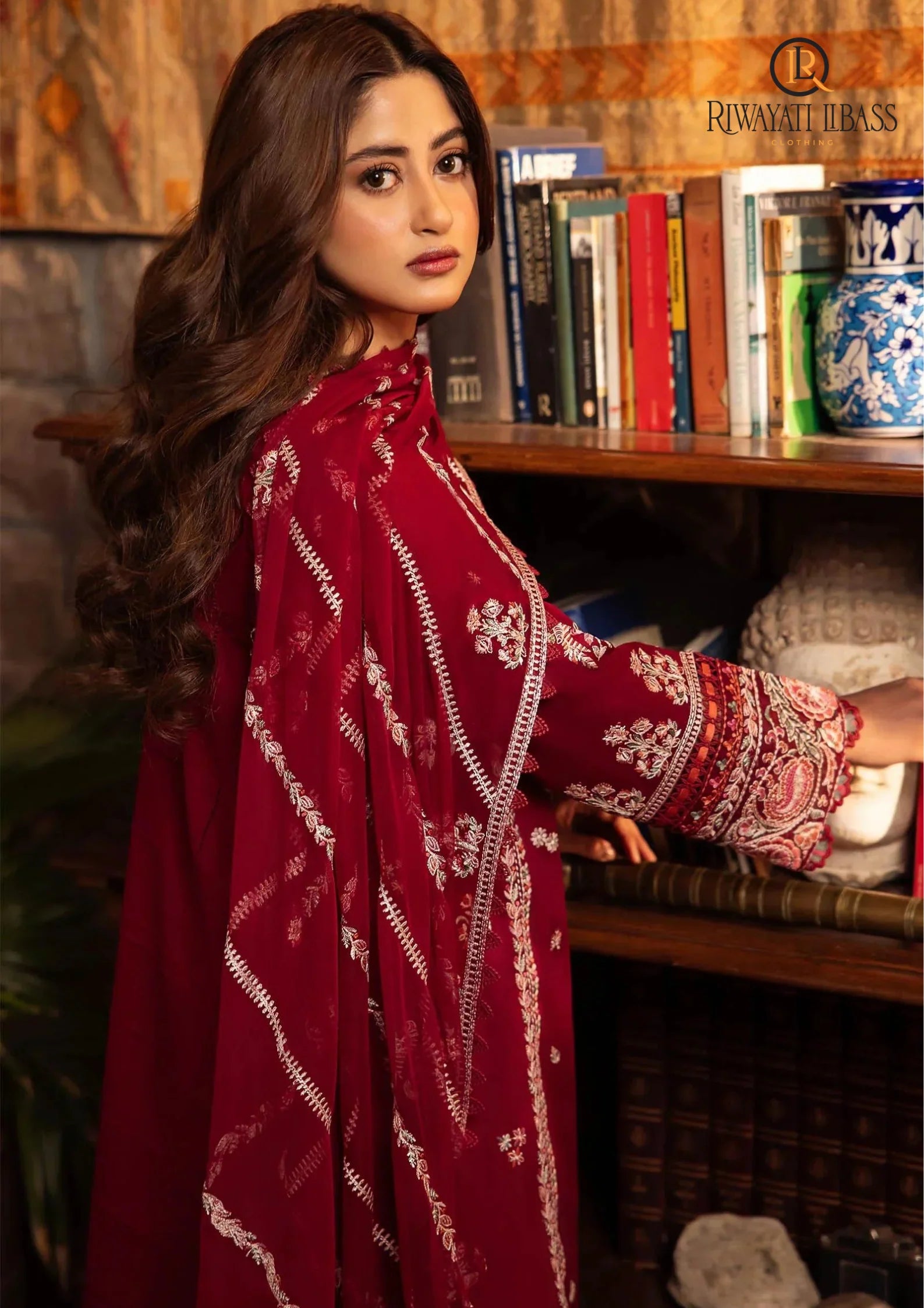 3PC LAWN EMBROIDERED DRESS WITH EMBROIDERED CHIFFON DUBATA-SS-04 RP