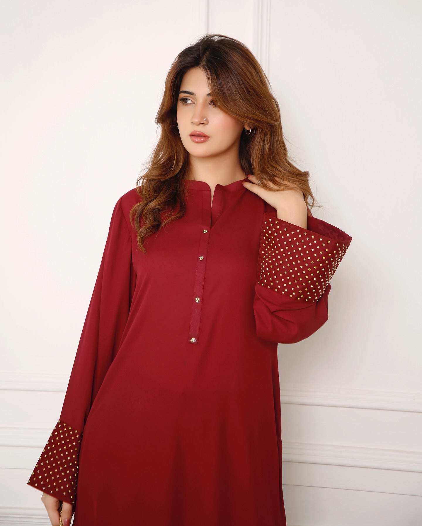 QF-ROSSO RED STITCH